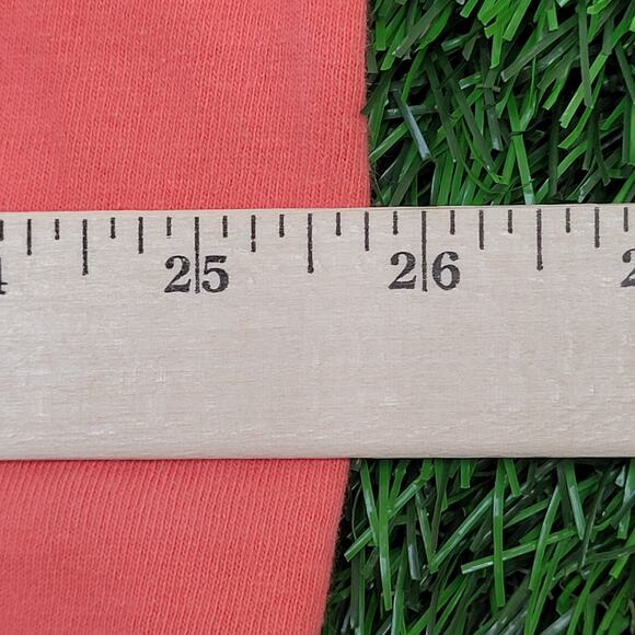 Vintage 80s Disney Mickey-Mouse Shirt XL 26x29 Salmon-Pink - Picture 14 of 15